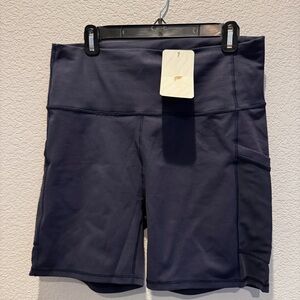 New navy blue Fabletics shorts